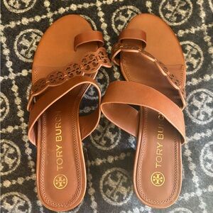 Tory Burch Tan Leather Sandals